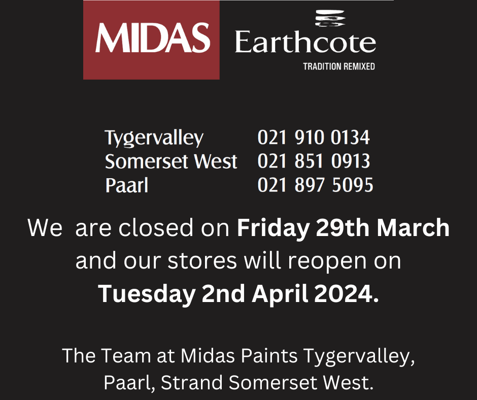 closed on Friday 29th March and our stores will reopen on Tuesday 2nd April 2024