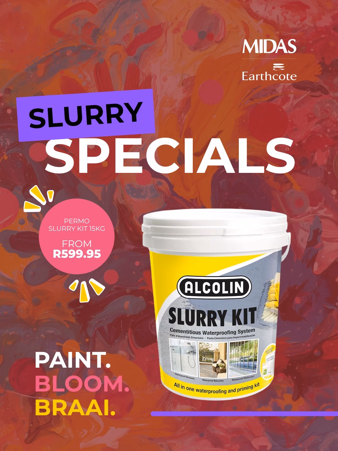 Paint Bloom Braai Midas Paints Paarl Spring Special