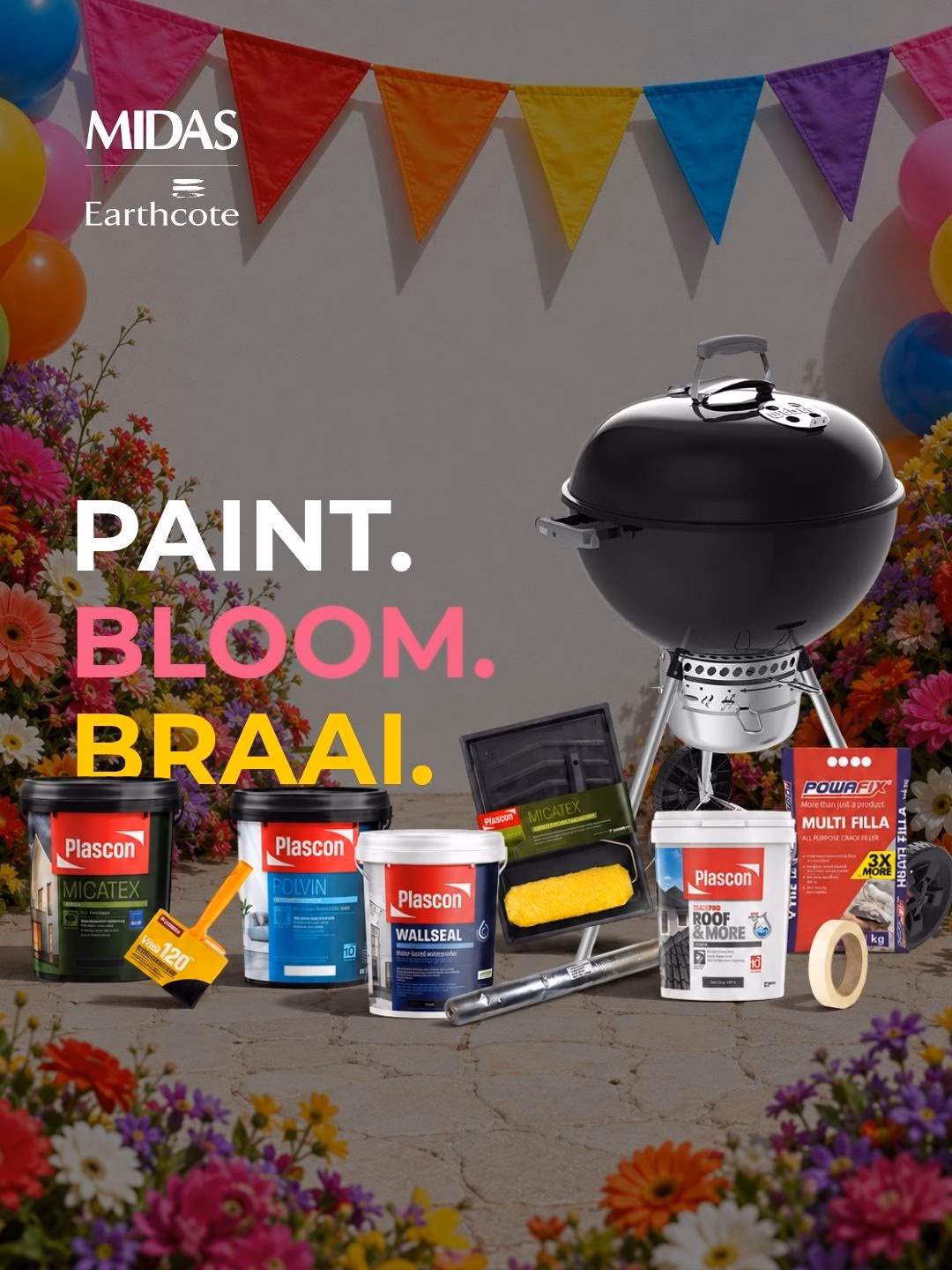 Paint Bloom Braai Midas Paints Paarl Spring Special
